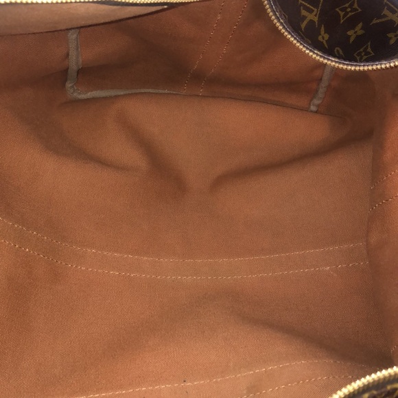 LOUIS VUITTON Monogram LV 55 Keepall Bandolier Strap Luggage Tag Lock Key SD844 - Picture 8 of 17